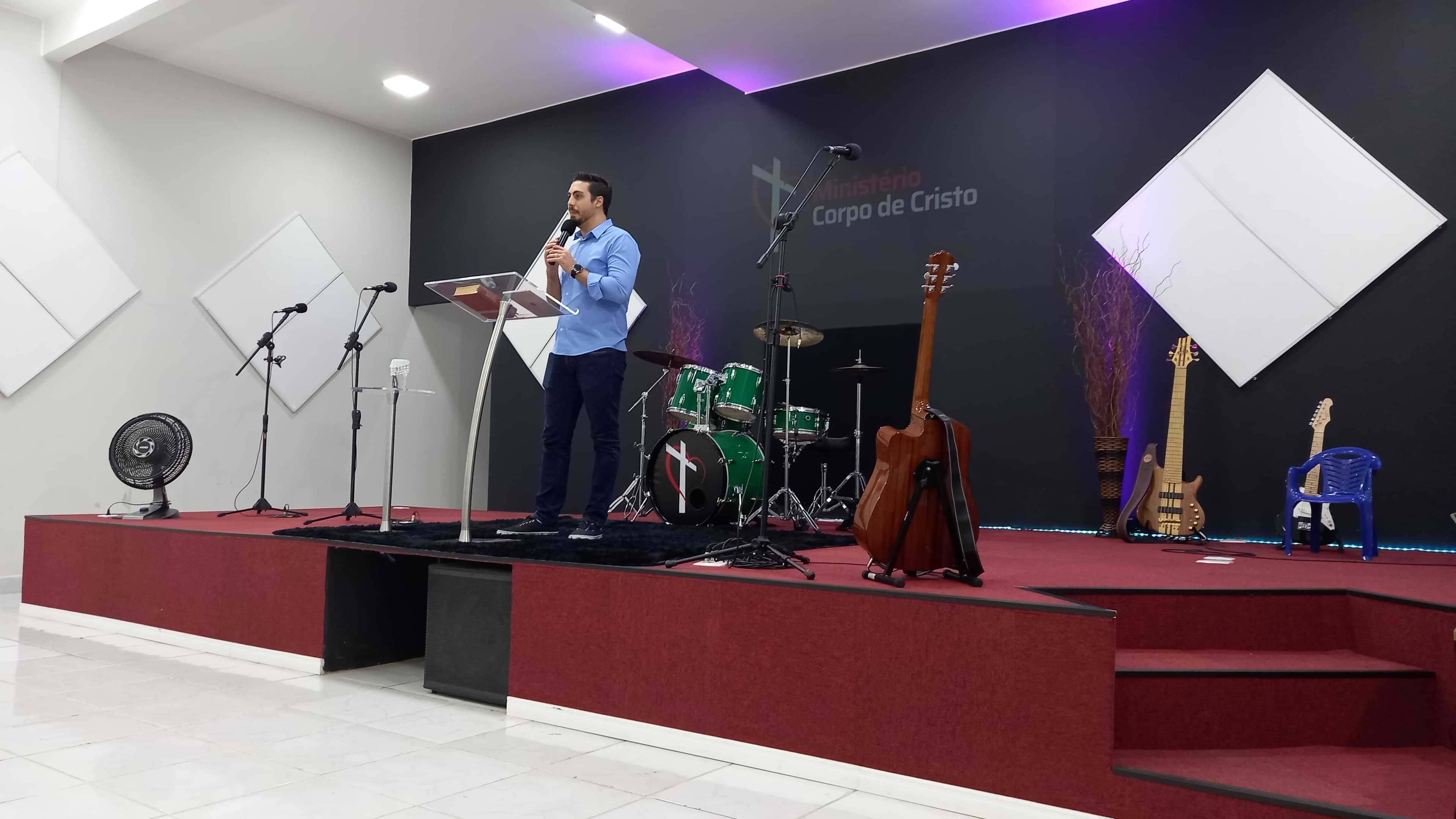 Palco novo